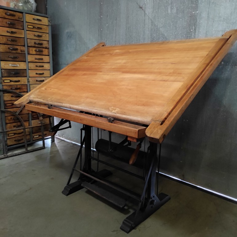 Architecten Tekentafel Raoul Simon Robust Industrial Design Drawing Table