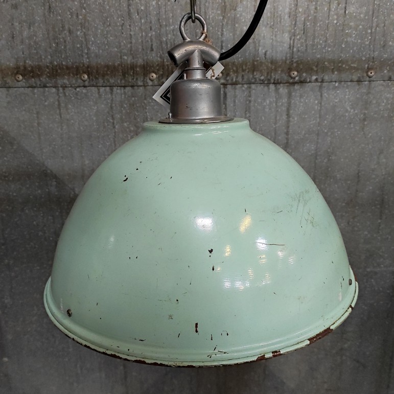 Dag nog een keer Jeugd Industrieel vintage emaille hanglamp US Navy